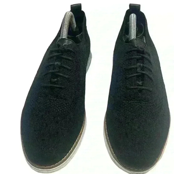 Cole Haan Grand  Stitchlite Flyknit Wingtip Oxford Shoe Black Womens 9 B - Picture 4 of 9